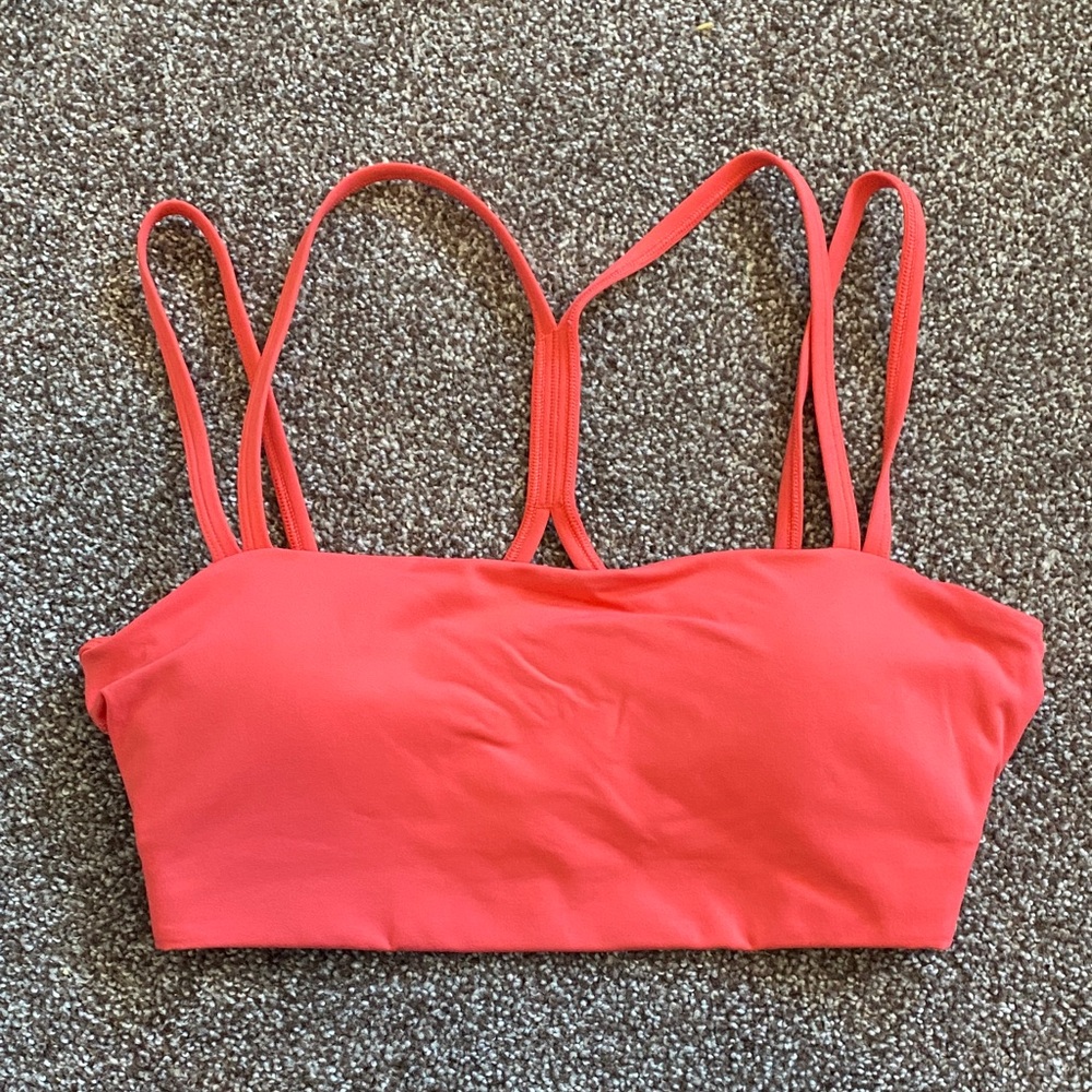 Joy Lab Strappy Bra Red